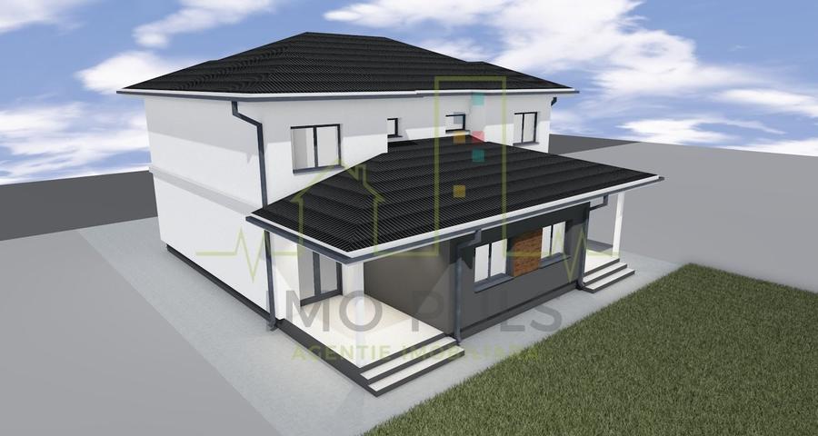 Duplex cu 4 camere cu Canalizare în Moșnița Veche
