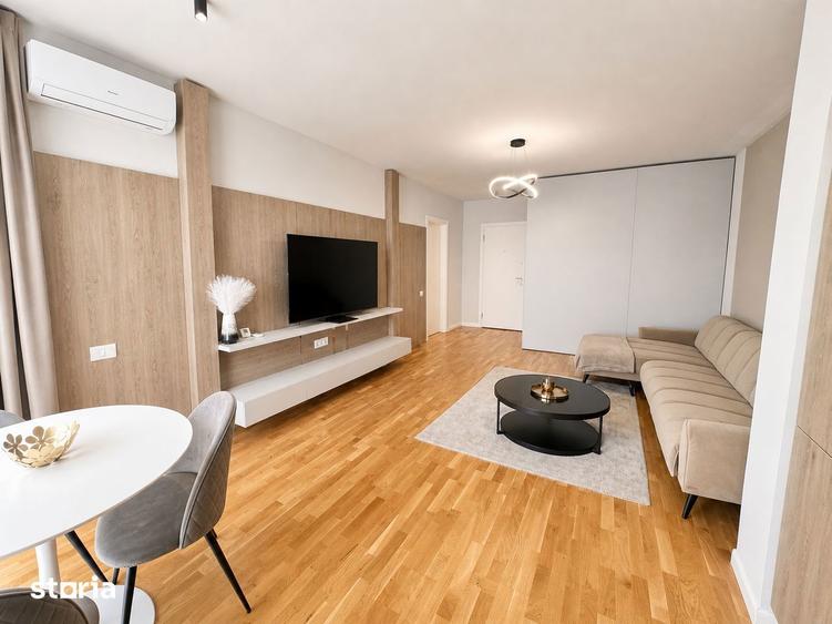 Apartament cu 2 camere, mobilat în Băneasa