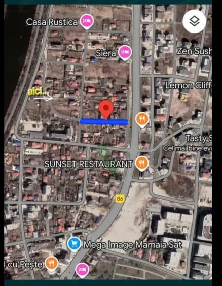 Teren Construcții intravilan de 750 mp, în Mamaia-Sat