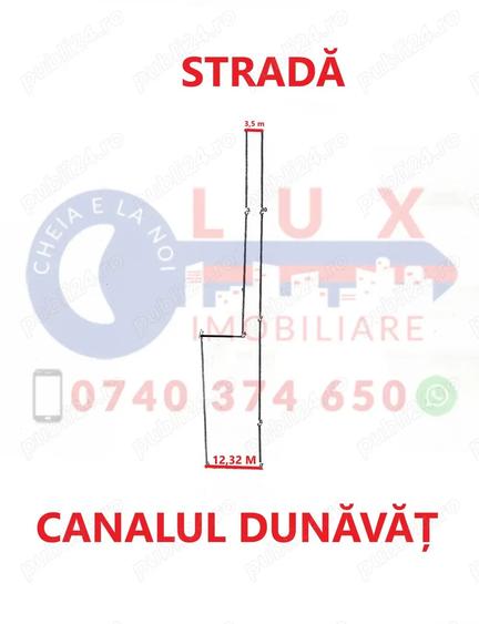 Teren de 686 mp, în Dunavățu de Jos