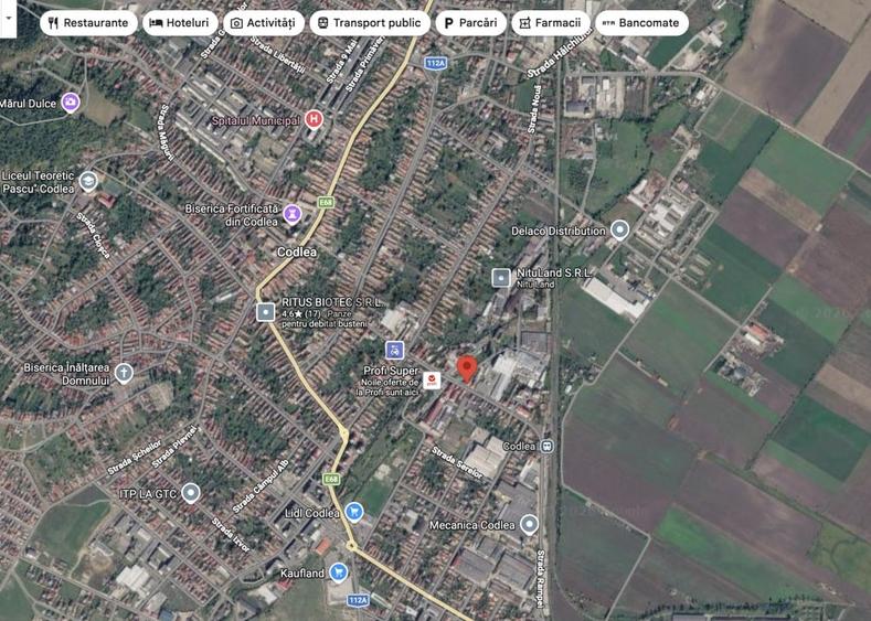 Teren Construcții intravilan de 1160 mp, în Codlea