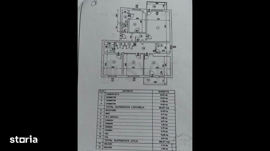 Apartament cu 4 camere în Aviației
