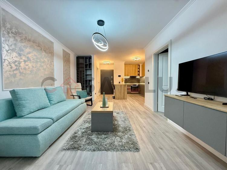 Apartament cu 2 camere semidecomandat, mobilat în Iris