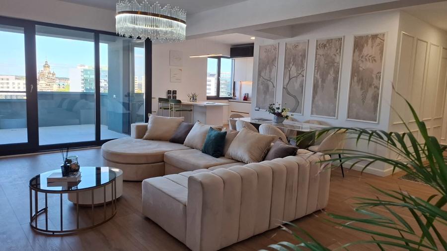 Penthouse 4 camere | Pipera| Terasă spectaculoasă 173 mp | Mobilat complet - 1