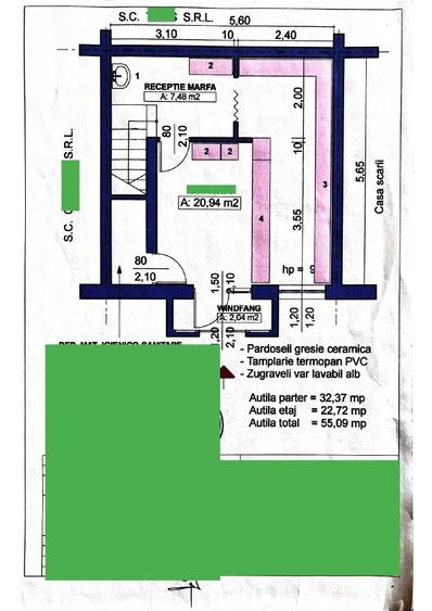 Spațiu comercial, de 55 mp, în Traian