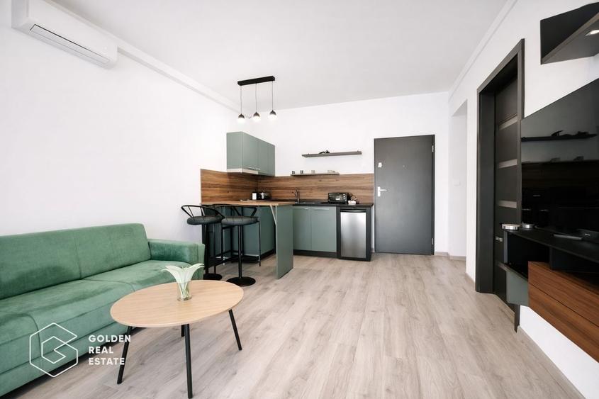 Apartament cu 2 camere semidecomandat, mobilat în UTA