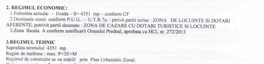 Teren Construcții intravilan de 4350 mp, în Cioplea
