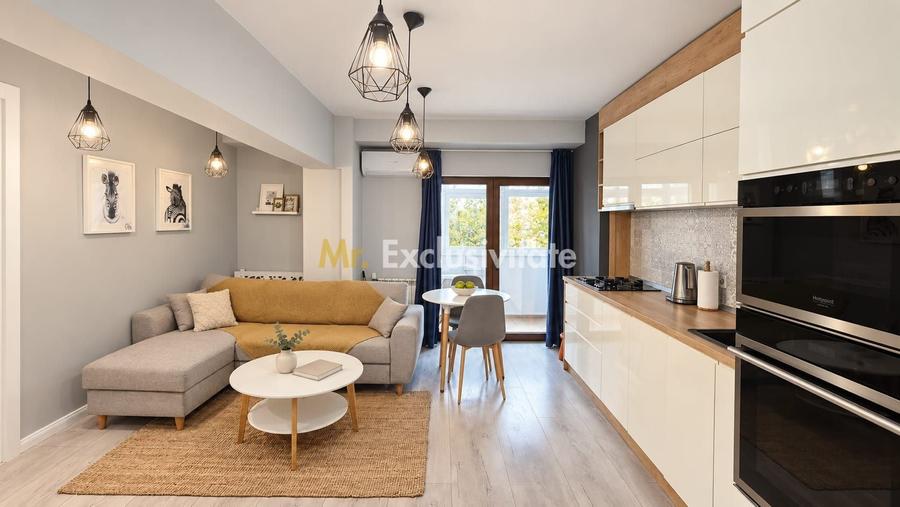 Apartament cu 2 camere semidecomandat, mobilat în Nerva Traian