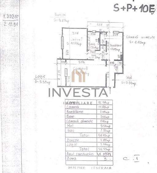 Apartament cu 2 camere decomandat în Gheorgheni
