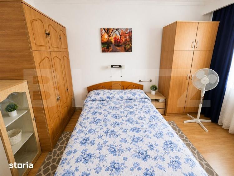Apartament cu 2 camere decomandat, mobilat în Micro 12