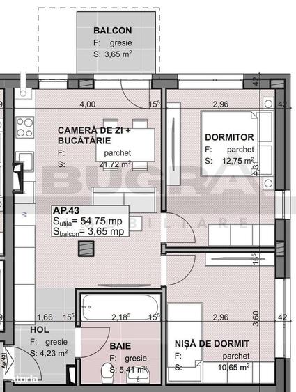 Apartament cu 3 camere în Apahida — fotografia 3