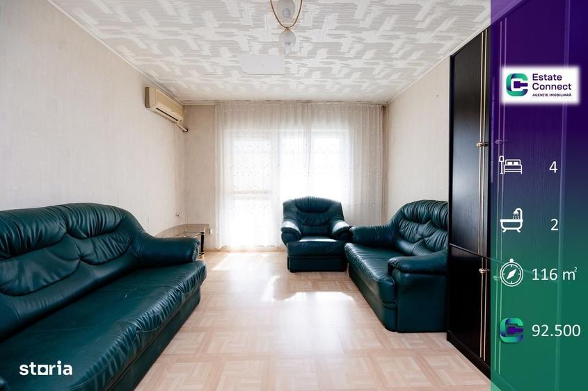 Apartament cu 4 camere decomandat în Micălaca