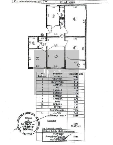 Apartament cu 4 camere decomandat, mobilat în Berceni