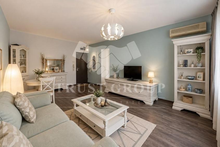 Apartament cu 2 camere semidecomandat, mobilat în Știrbei Vodă