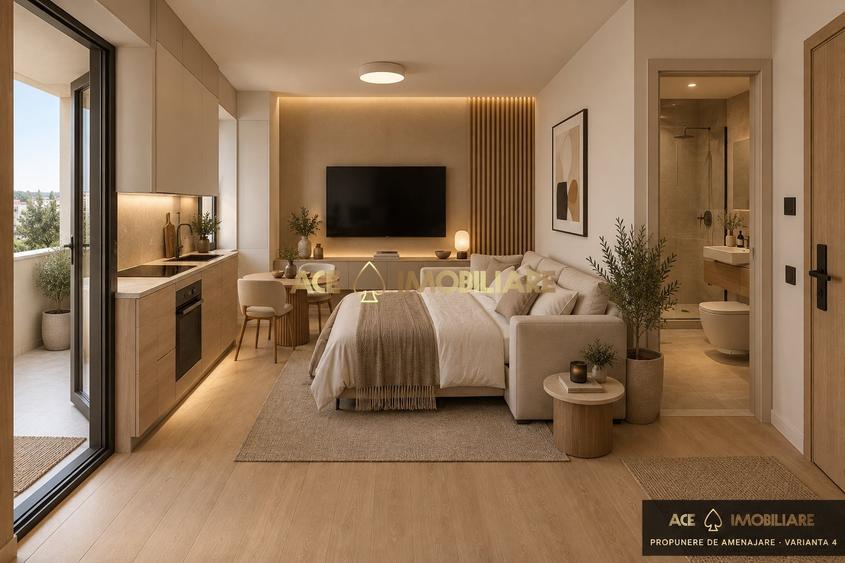Apartament cu 3 camere decomandat în Popești-Leordeni