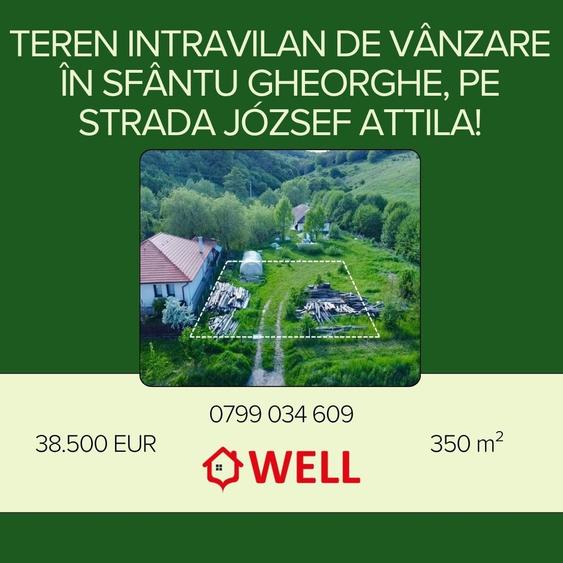 Teren intravilan de vânzare în Sfântu Gheorghe, pe strada József Attila! - 6