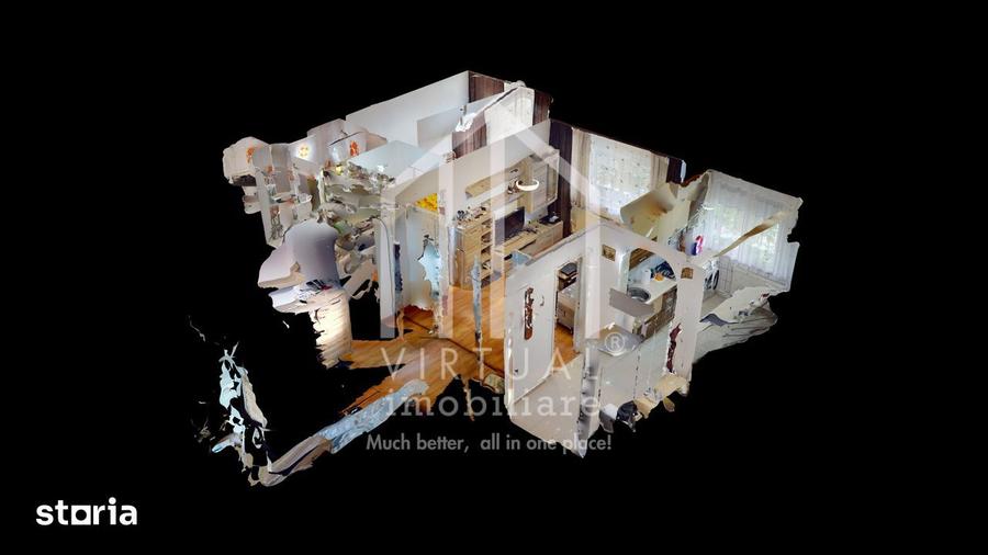 Apartament cu 2 camere, mobilat în Hipodrom 3