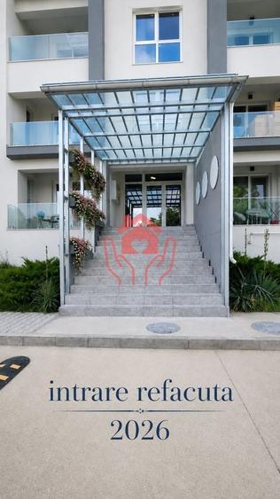 SISESTI-2 camere mobilate, 2 bai, terasa cu vedere lac, bloc boutique, parcare! - 8
