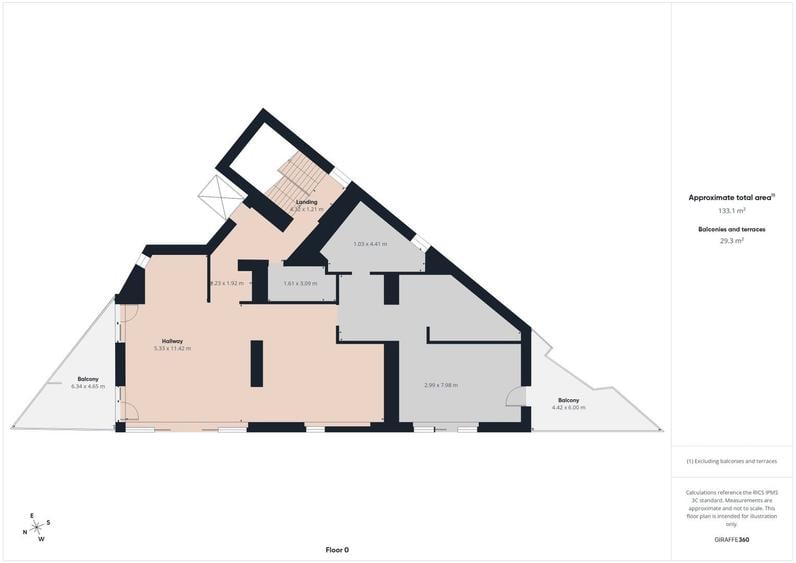 Apartament cu 5 camere în Barbu Văcărescu