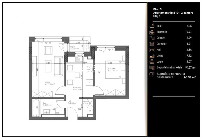 Apartment Premium | Zona Racadau | 54 MP - 1