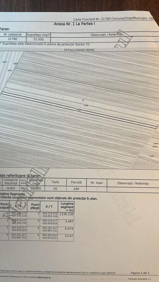 Teren agricol extravilan de 10 mp, în Vâlcelele