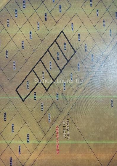 Vand teren pentru casa, oras Lehliu-Gara, jud. Calarasi, 494mp. Pret 20000 euro (40euro mp)