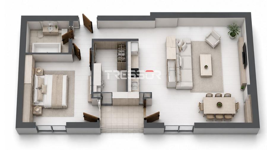 ✔️2 camere / 60 MP ☀️ Campus Universitar Constanța ✔️ Parcare inclusă - 2