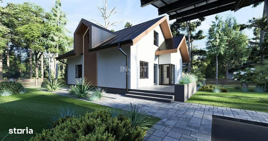 Casă cu 4 camere cu Teren 400 Mp în Holboca