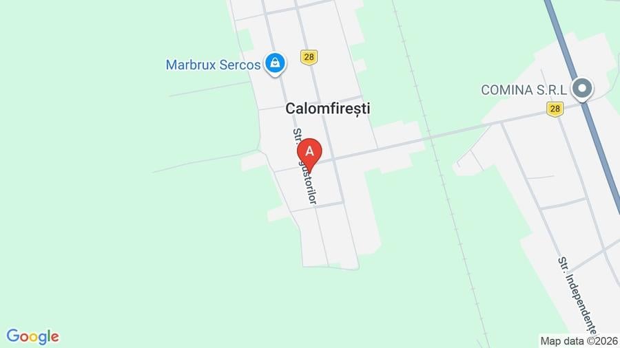 Casă individuală cu 5 camere cu Teren 1800 Mp în Calomfirești