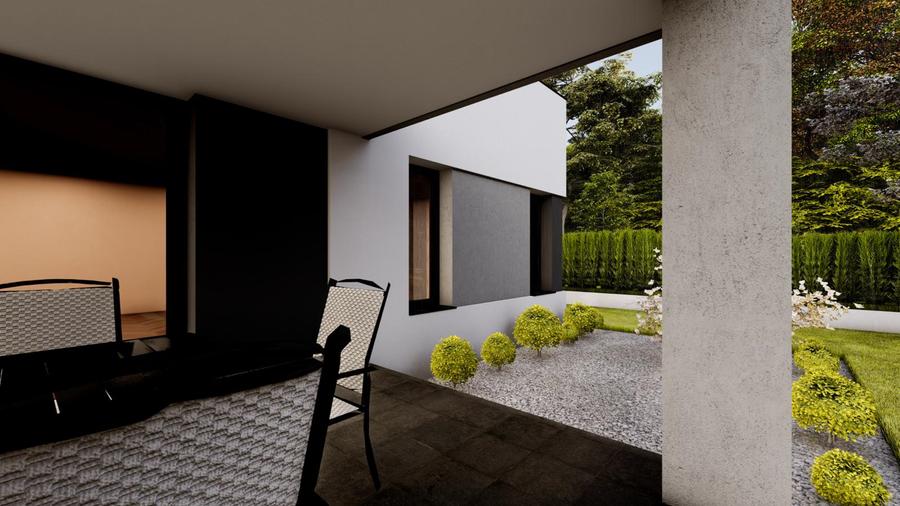 Casă individuală cu 4 camere cu Teren 600 Mp în Vânători