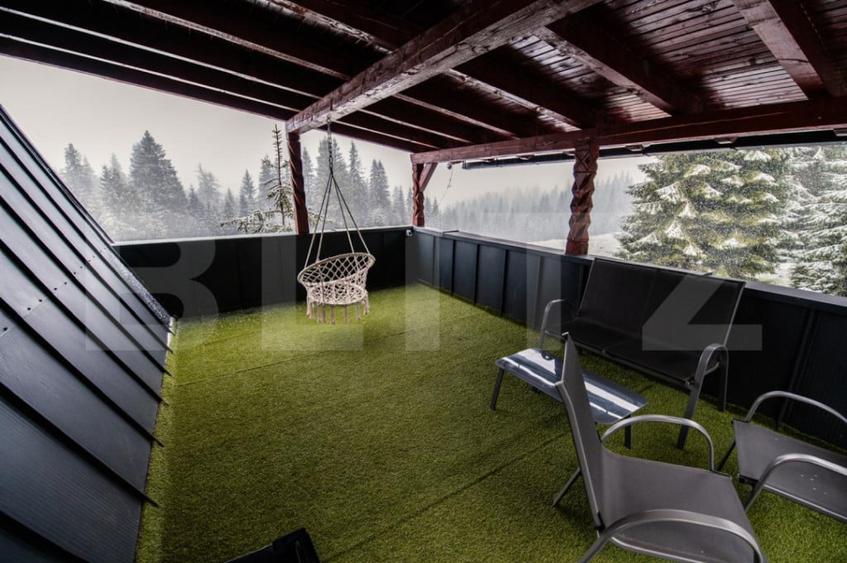 Cabana A-Frame, 195 mp utili, 600 mp teren, Sauna & Ciubar - 14