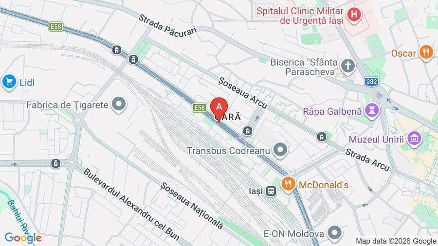 Apartament cu 2 camere semidecomandat în Gară