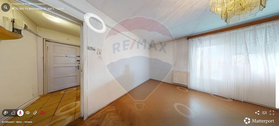 Apartament cu 2 camere semidecomandat în Centrul Civic
