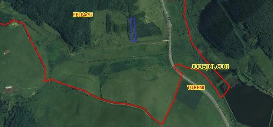 Teren de 4500 mp, în Vâlcele