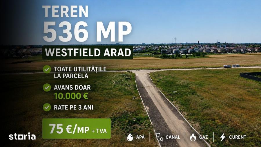 Teren de 536 mp, în Central
