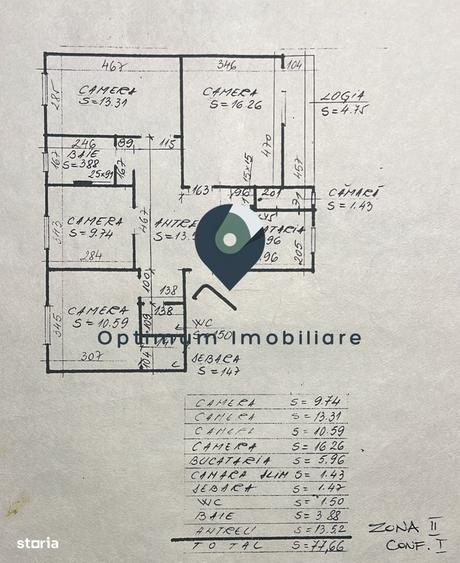 Apartament cu 4 camere decomandat în Mănăștur