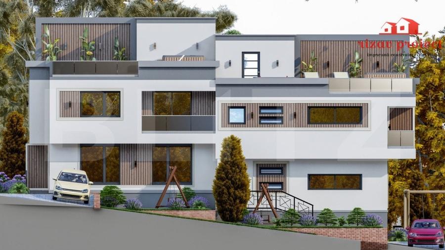 Apartament spațios 110 mp, 2 parcări, terasă și curte, finisat - 19