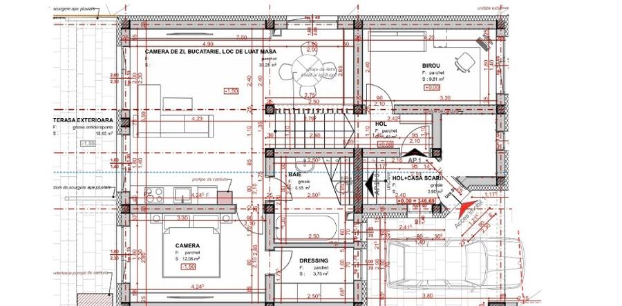 Apartament cu 3 camere în Apahida