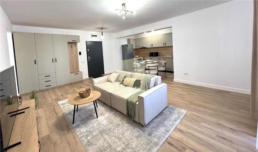Apartament mobilat 60 mp utili la etajul 1 cu 2 camere terasa 12 mp - 2