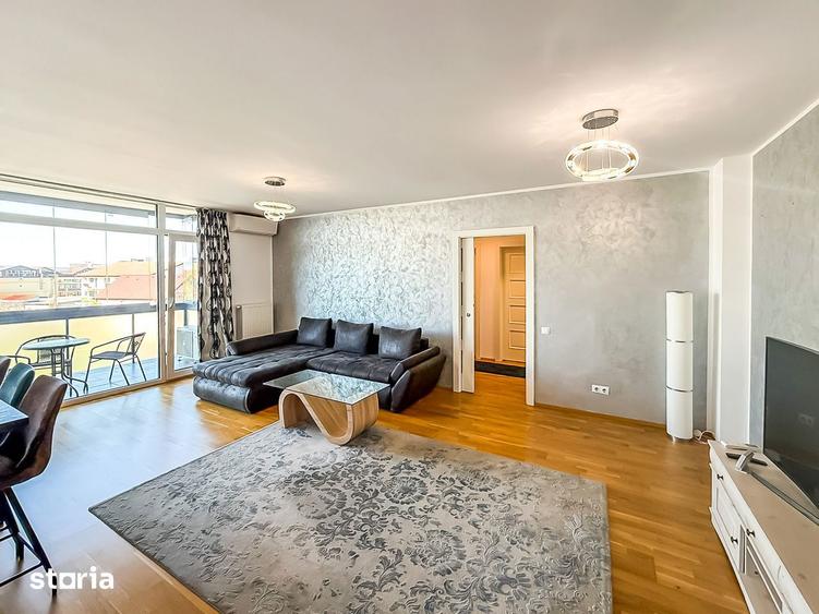 Apartament cu 3 camere, mobilat în Central
