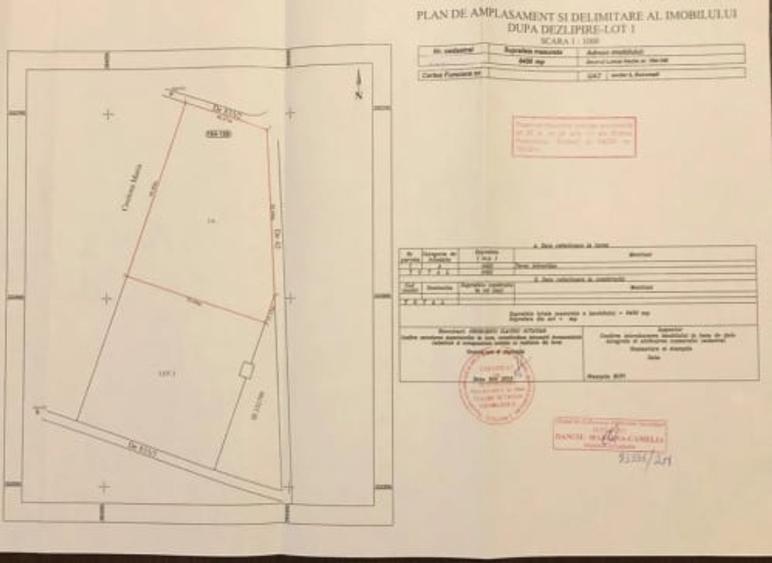 Teren Construcții intravilan de 6450 mp, în Sălăjan