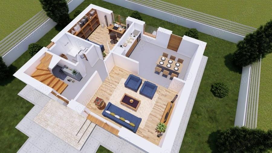 Casă cu 4 camere cu Teren 500 Mp în Ciritei