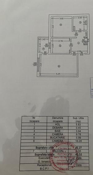 Apartament cu 2 camere decomandat în Podul de Fier