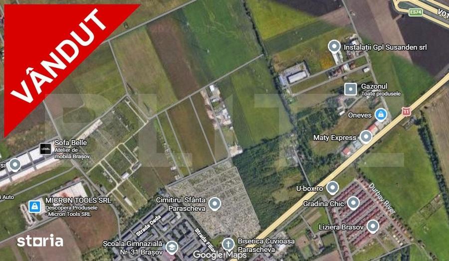Teren de 7667 mp, în Triaj