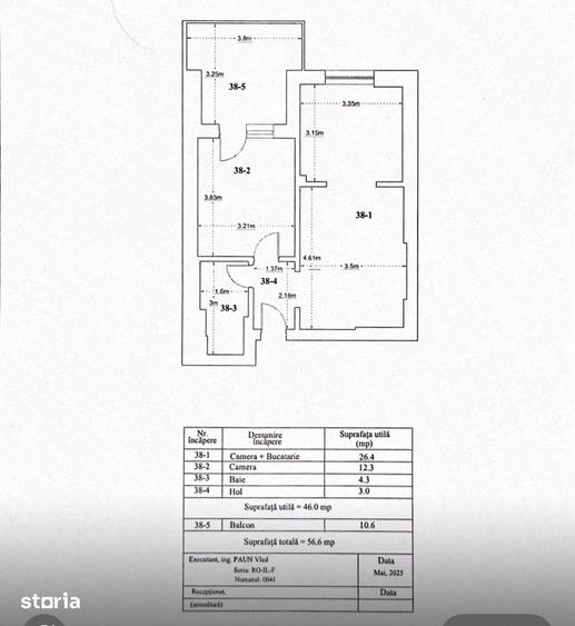 Apartament cu 2 camere în Titan