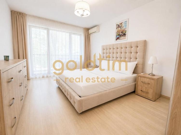 Apartament cu 3 camere semidecomandat, mobilat în Pipera