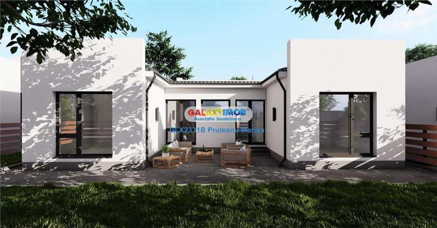 Casă individuală cu 4 camere cu Teren 420 Mp în Domnești