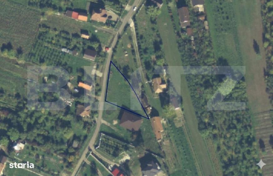 Teren intravilan 1000 mp, front 39,51 m Viile Satu Mare, utilitati - 2
