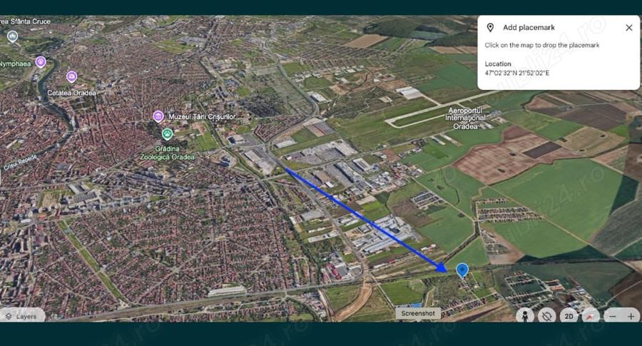 Teren de 485 mp, în Central