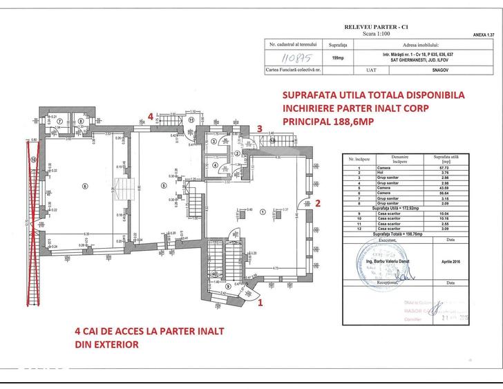 Spațiu comercial, de 400 mp, în Snagov